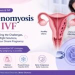 Adenomyosis and IVF treatment showing healthy uterus and uterus affected by adenomyosis